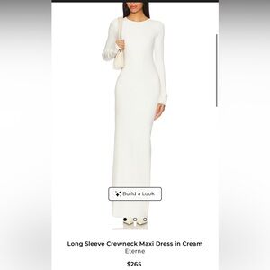 Eterne Cream Maxi Skirt